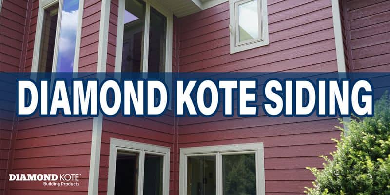 Image shows a home with Diamond Kote siding installed