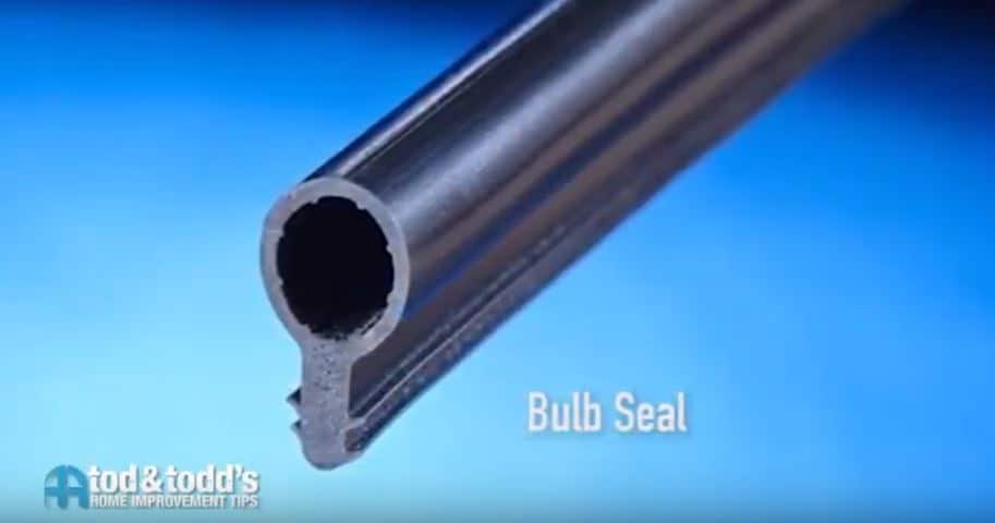 Bulb seals help prevent air leakage and should be kept in good condition