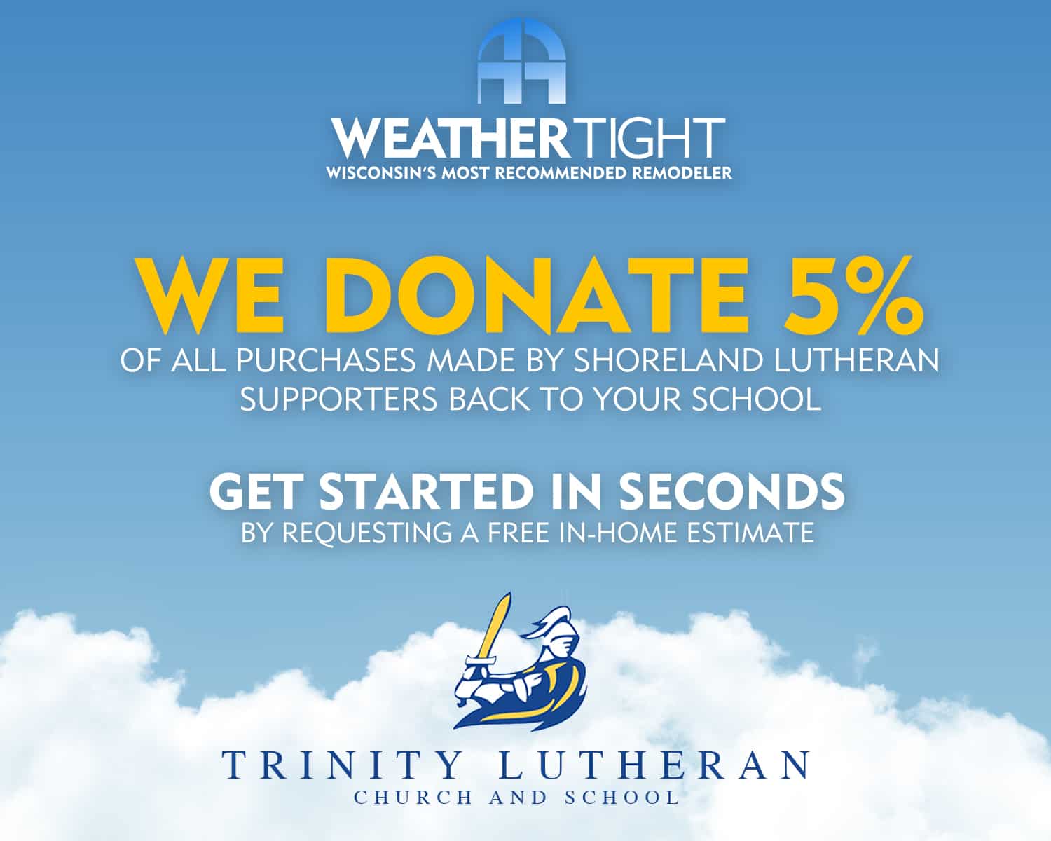 Trinity Lutheran 5% Donation