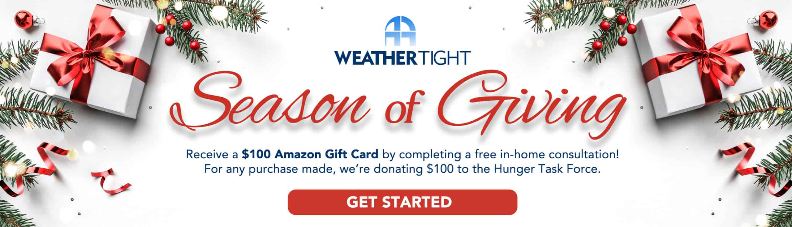 Weather Tight Corporation Season Of Giving Promo