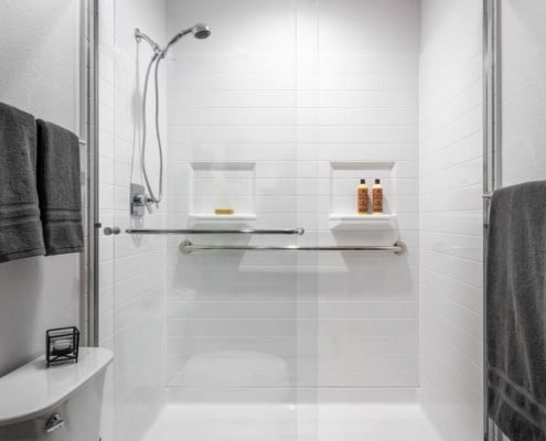 Standard White Shower Enclosure